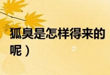 狐臭是怎樣得來的（為什么會(huì)突然間就出現(xiàn)了呢）