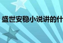 盛世安穩(wěn)小說講的什么（盛世安穩(wěn)講的什么）
