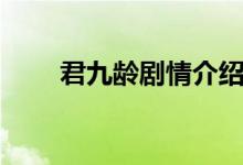 君九齡劇情介紹（君九齡劇情簡(jiǎn)介）