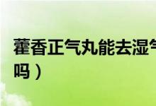藿香正氣丸能去濕氣嗎（藿香正氣丸能去濕氣嗎）