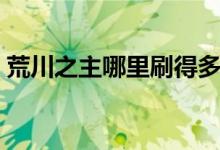 荒川之主哪里刷得多（荒川之主哪里刷的多）
