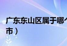 廣東東山區(qū)屬于哪個(gè)區(qū)（廣東東山區(qū)屬于哪個(gè)市）