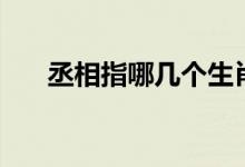 丞相指哪幾個生肖（丞相指哪個生肖）