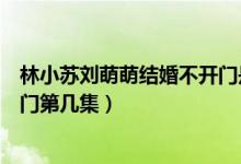 林小蘇劉萌萌結(jié)婚不開門是第幾集（電視劇劉萌萌結(jié)婚不開門第幾集）