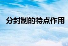 分封制的特點(diǎn)作用(分封制的特點(diǎn)和意義)