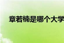 章若楠是哪個大學(xué)畢業(yè)的（章若楠是誰）