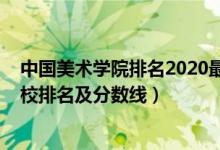 中國(guó)美術(shù)學(xué)院排名2020最新排名（2022年中國(guó)八大美術(shù)院校排名及分?jǐn)?shù)線）