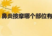 鼻炎按摩哪個(gè)部位有圖（鼻炎按摩哪個(gè)部位）