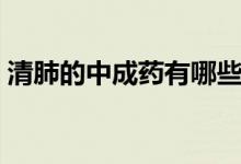 清肺的中成藥有哪些（清肺的中成藥有哪些）
