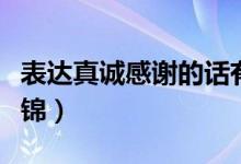 表達(dá)真誠(chéng)感謝的話有哪些（簡(jiǎn)短真誠(chéng)感謝語(yǔ)集錦）