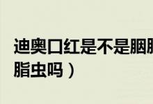 迪奧口紅是不是胭脂蟲(chóng)做的（阿瑪尼口紅有胭脂蟲(chóng)嗎）