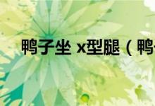 鴨子坐 x型腿（鴨子坐能矯正xo型腿嗎）