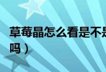 草莓晶怎么看是不是染色（綠草莓晶是染色的嗎）