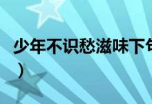 少年不識(shí)愁滋味下句是什么（全詩(shī)內(nèi)容及翻譯）