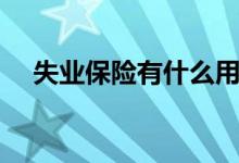 失業(yè)保險(xiǎn)有什么用（失業(yè)保險(xiǎn)作用簡述）