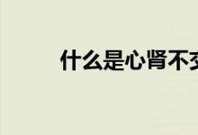 什么是心腎不交(什么是心前區(qū))