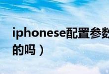 iphonese配置參數(shù)（有知道這部機(jī)型的配置的嗎）