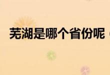 蕪湖是哪個省份呢（蕪湖是哪個省的城市）