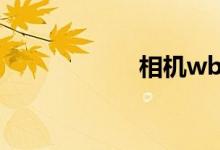 相機(jī)wb是什么意思