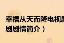 幸福從天而降電視劇劇情（幸福從天而降電視劇劇情簡介）