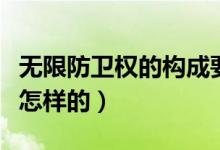 無限防衛(wèi)權(quán)的構(gòu)成要件（無限防衛(wèi)權(quán)的含義是怎樣的）