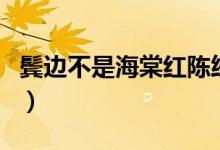 鬢邊不是海棠紅陳紉香結(jié)局（什么時候出現(xiàn)的）