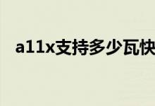 a11x支持多少瓦快充（a11x支持閃充嗎）