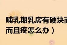 哺乳期乳房有硬塊而且疼（哺乳期乳房有硬塊而且疼怎么辦）