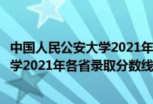 中國人民公安大學(xué)2021年錄取分?jǐn)?shù)線預(yù)測(cè)（中國人民公安大學(xué)2021年各省錄取分?jǐn)?shù)線及專業(yè)分?jǐn)?shù)線）