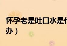 懷孕老是吐口水是什么原因（懷孕老是吐怎么辦）