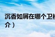 沉香如屑在哪個衛(wèi)視播出（沉香如屑電視劇簡介）