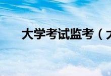 大學(xué)考試監(jiān)考（大學(xué)考試監(jiān)考的嚴(yán)嗎）