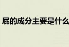 屁的成分主要是什么（屁的成分主要是什么）