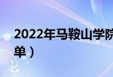 2022年馬鞍山學(xué)院有哪些專業(yè)（開設(shè)專業(yè)名單）