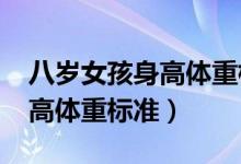 八歲女孩身高體重標(biāo)準(zhǔn)表2021（八歲女孩身高體重標(biāo)準(zhǔn)）