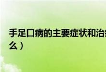 手足口病的主要癥狀和治療措施（手足口病的主要癥狀是什么）