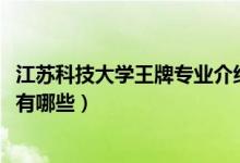 江蘇科技大學王牌專業(yè)介紹（2022年江蘇科技大學王牌專業(yè)有哪些）