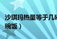 沙琪瑪熱量等于幾碗米飯（沙琪瑪熱量等于幾碗飯）