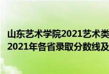山東藝術學院2021藝術類文化課錄取分數(shù)線（山東藝術學院2021年各省錄取分數(shù)線及專業(yè)分數(shù)線）