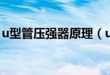 u型管壓強(qiáng)器原理（u型管測壓的原理是什么）