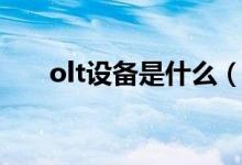 olt設備是什么（olt設備是什么意思）