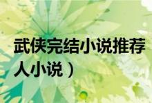 武俠完結(jié)小說(shuō)推薦(介紹幾本好看完結(jié)武俠同人小說(shuō))