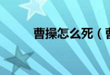 曹操怎么死（曹操被葬在哪里呢）