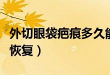 外切眼袋疤痕多久能消除（外切眼袋疤痕多久恢復）