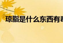 瓊脂是什么東西有毒嗎（瓊脂是什么東西）