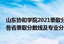 山東協(xié)和學(xué)院2021錄取分?jǐn)?shù)線專(zhuān)科（山東協(xié)和學(xué)院2021年各省錄取分?jǐn)?shù)線及專(zhuān)業(yè)分?jǐn)?shù)線）