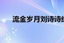 流金歲月劉詩(shī)詩(shī)結(jié)局（流金歲月簡(jiǎn)介）