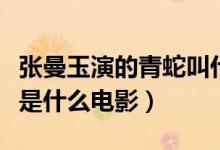 張曼玉演的青蛇叫什么電影（張曼玉演的青蛇是什么電影）
