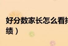 好分?jǐn)?shù)家長(zhǎng)怎么看排名（好分?jǐn)?shù)家長(zhǎng)怎么查成績(jī)）