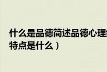 什么是品德簡述品德心理結(jié)構(gòu)的基本特征（品德心理結(jié)構(gòu)的特點是什么）